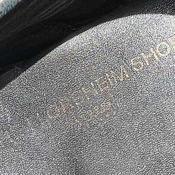 Mens Vintage Fendi Black Leather Loafers with 1” heel for added height Size 9.5 - Picture 6 of 12